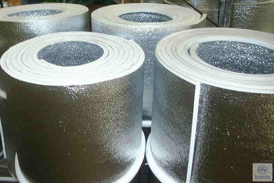 PE Foam Insulation-PE Foam Insulation-RITEMORE-10mm-1 Side Aluminum Foil-1 Meter x 50 Meters-RITEMORE